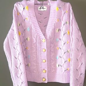 Heart loom stylish sweater